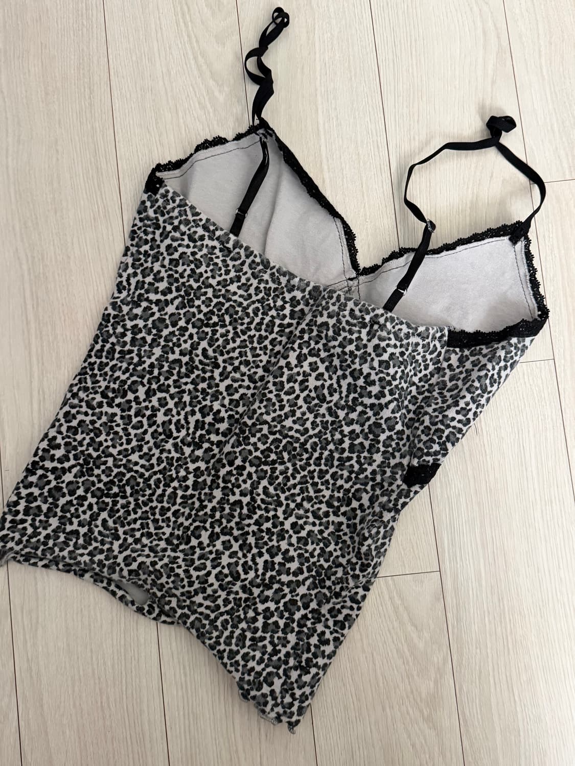 레오파드 슬리브리스 상품이미지2