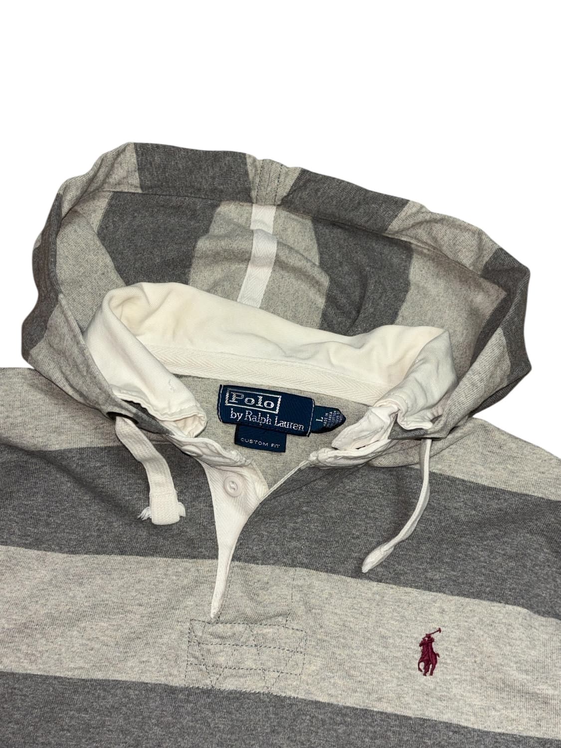 폴로 랄프로렌 레어 빈티지 럭비티 후드티 상품이미지6