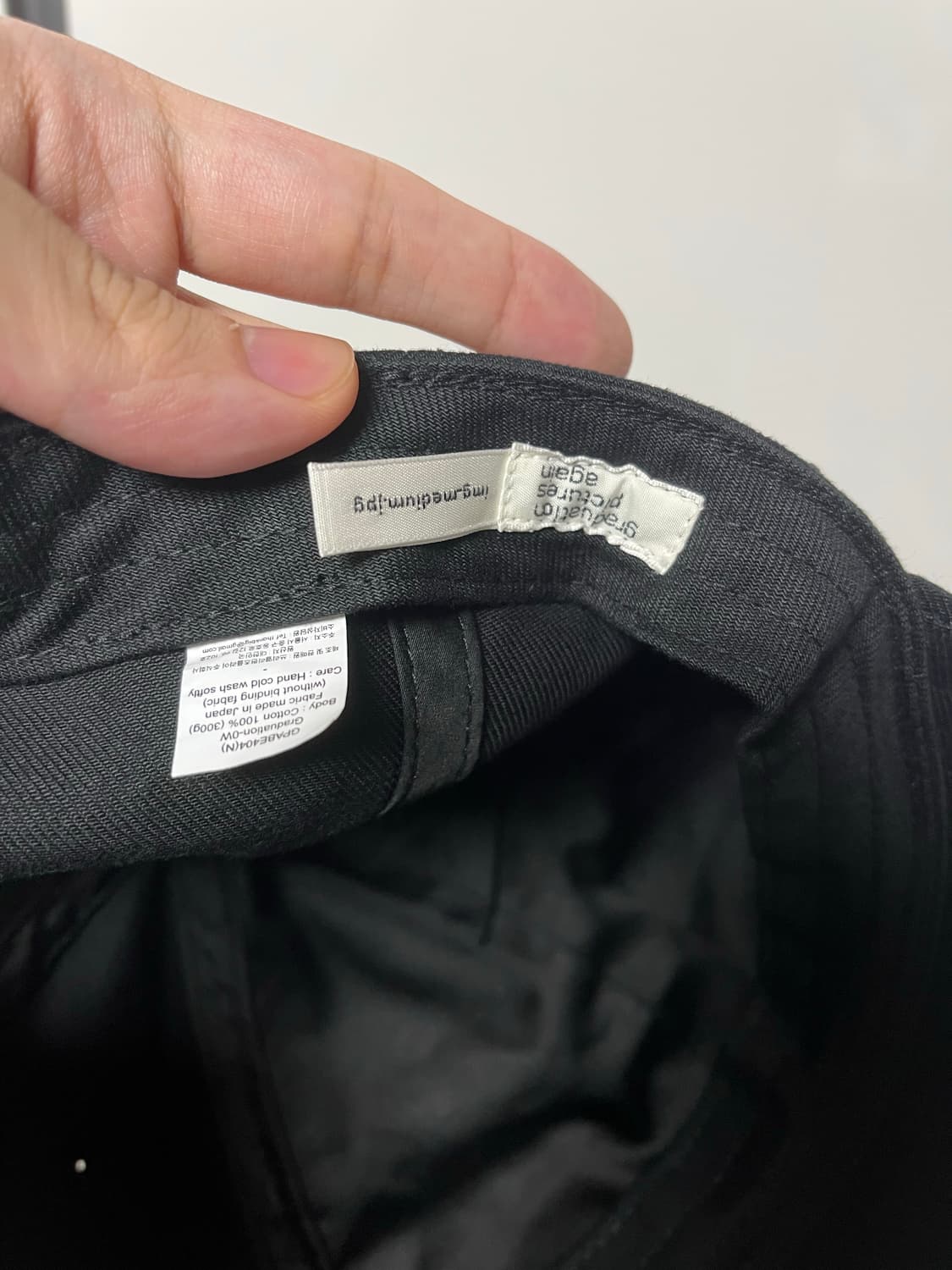 [새제품] 테프스토어즈 블랙 볼캡 m사이즈 상품이미지5