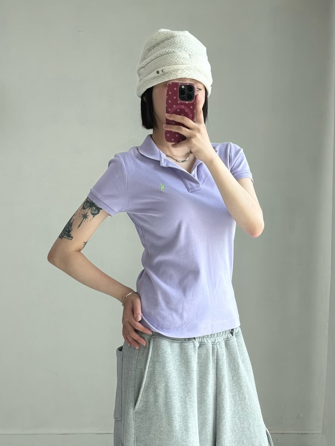 폴로 스포츠 연보라 반팔티 상품이미지3