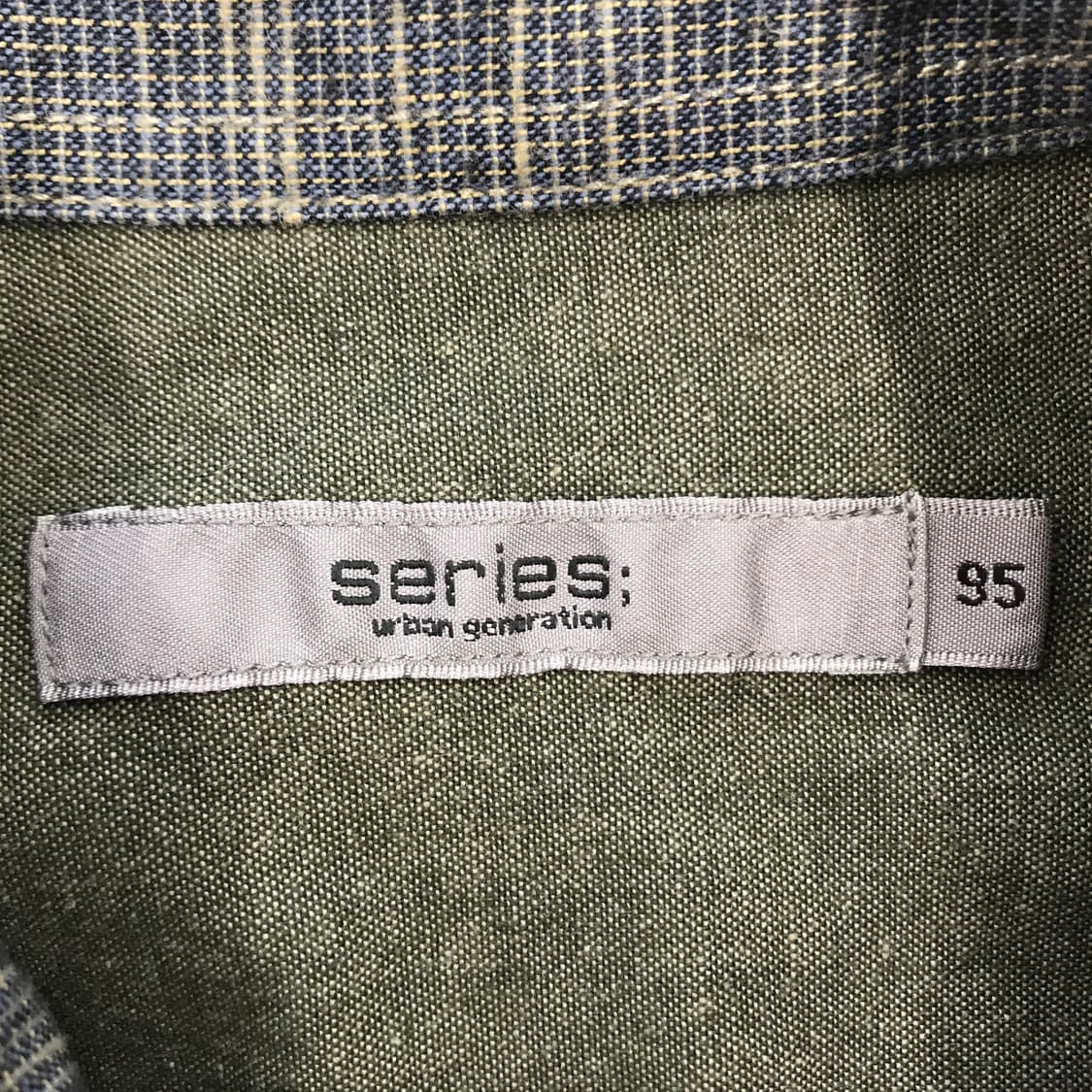 시리즈 Series 가먼트 체크셔츠 [95] 상품이미지5