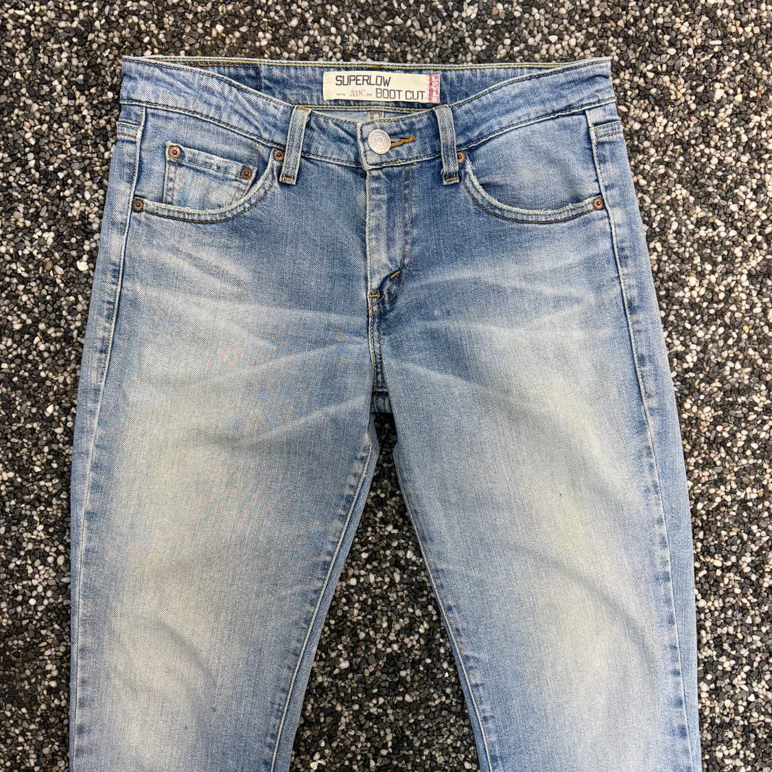 리바이스 우먼스 수퍼로우 부츠컷 데님 (32)   상품이미지2