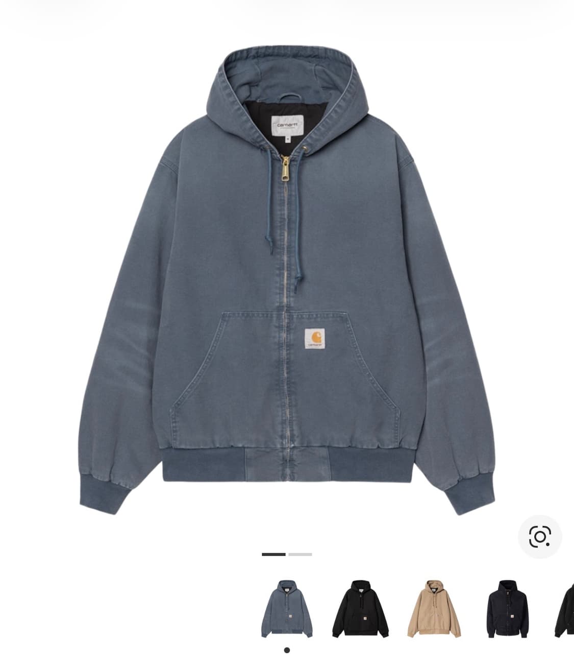 칼하트 wip og 액티브자켓 더스키 블루 L 상품이미지1