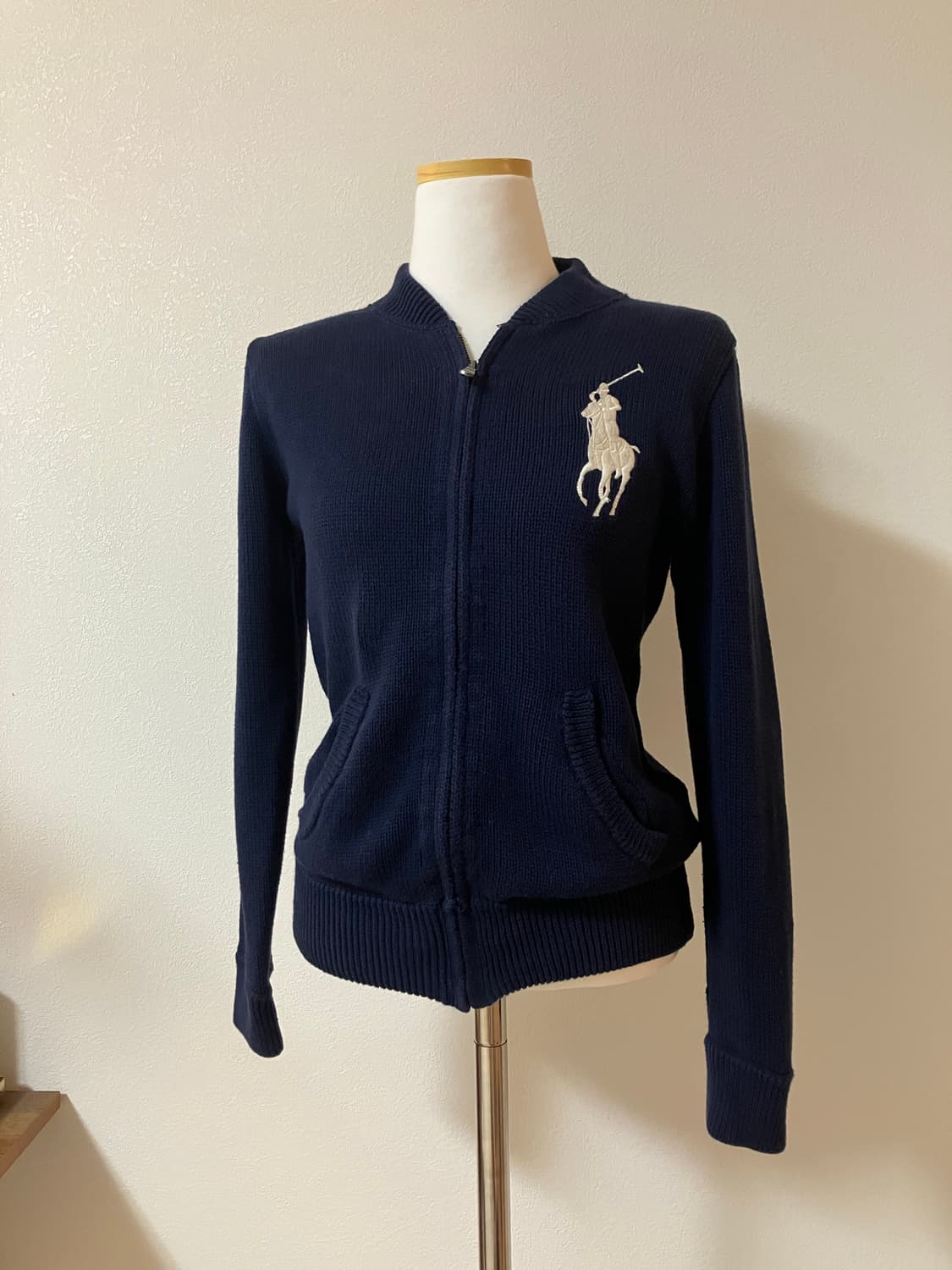 폴로랄프로렌 빅포니 니트 집업 가디건 키즈 M 상품이미지1