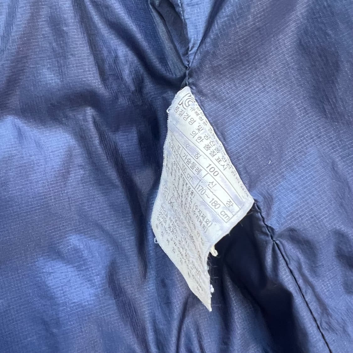 100) 코오롱스포츠 구스다운 경량 패딩점퍼 거위털 패딩 상품이미지6