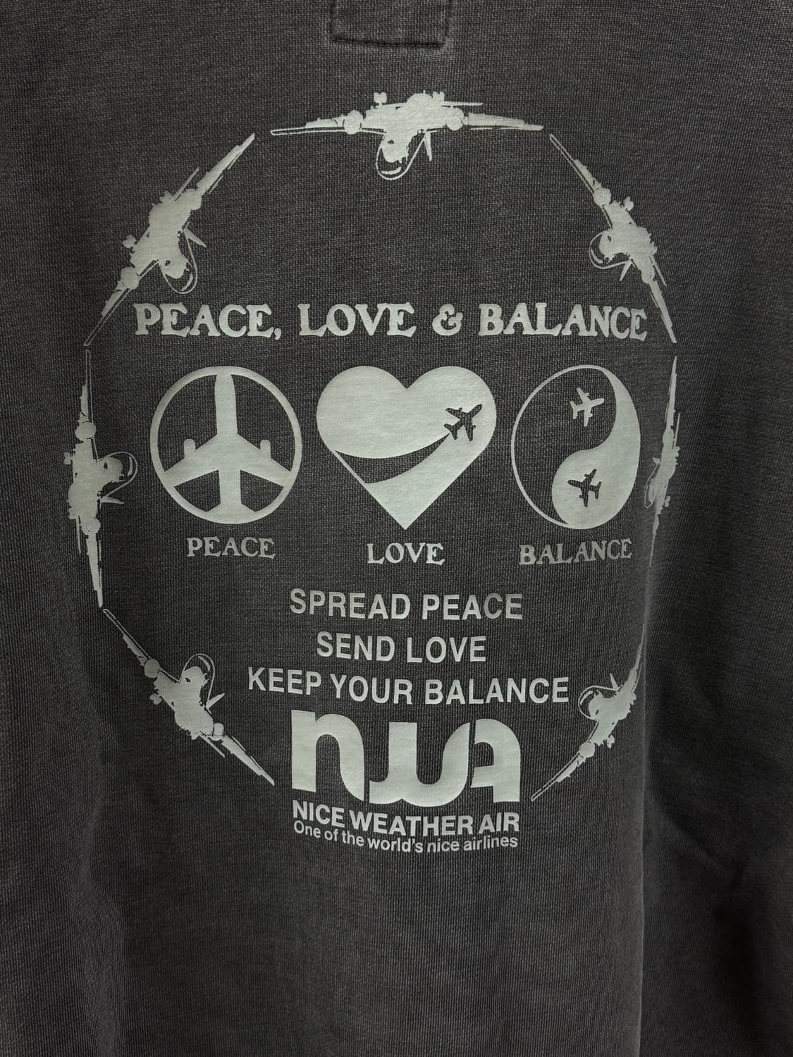 나이스웨더 빈티지 워싱 맨투맨 상품이미지1