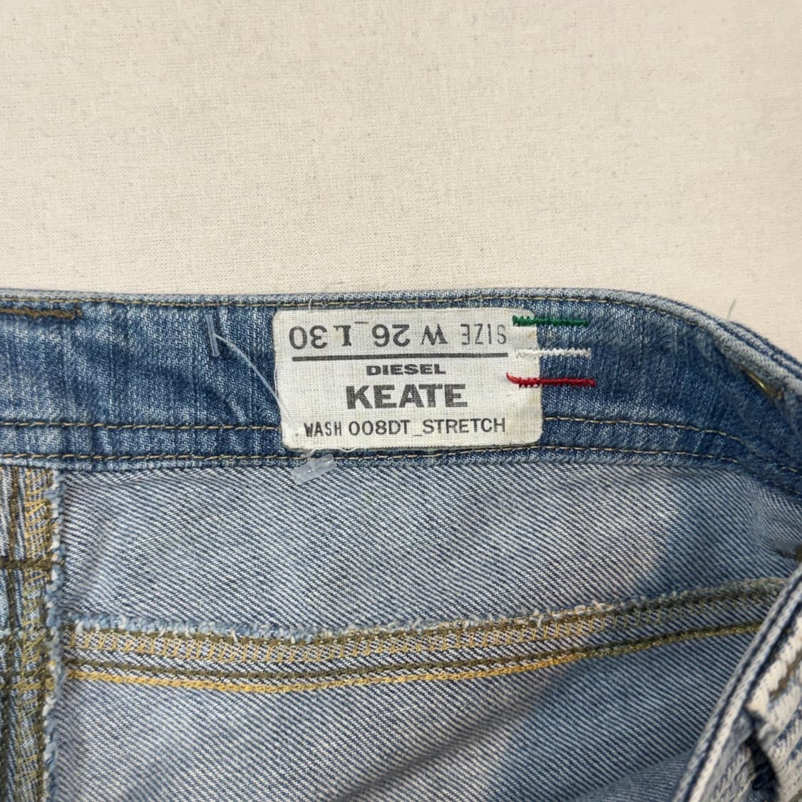 28inch) 디젤 DIESEL 로우라이즈 데님 청바지 KEATE 상품이미지9