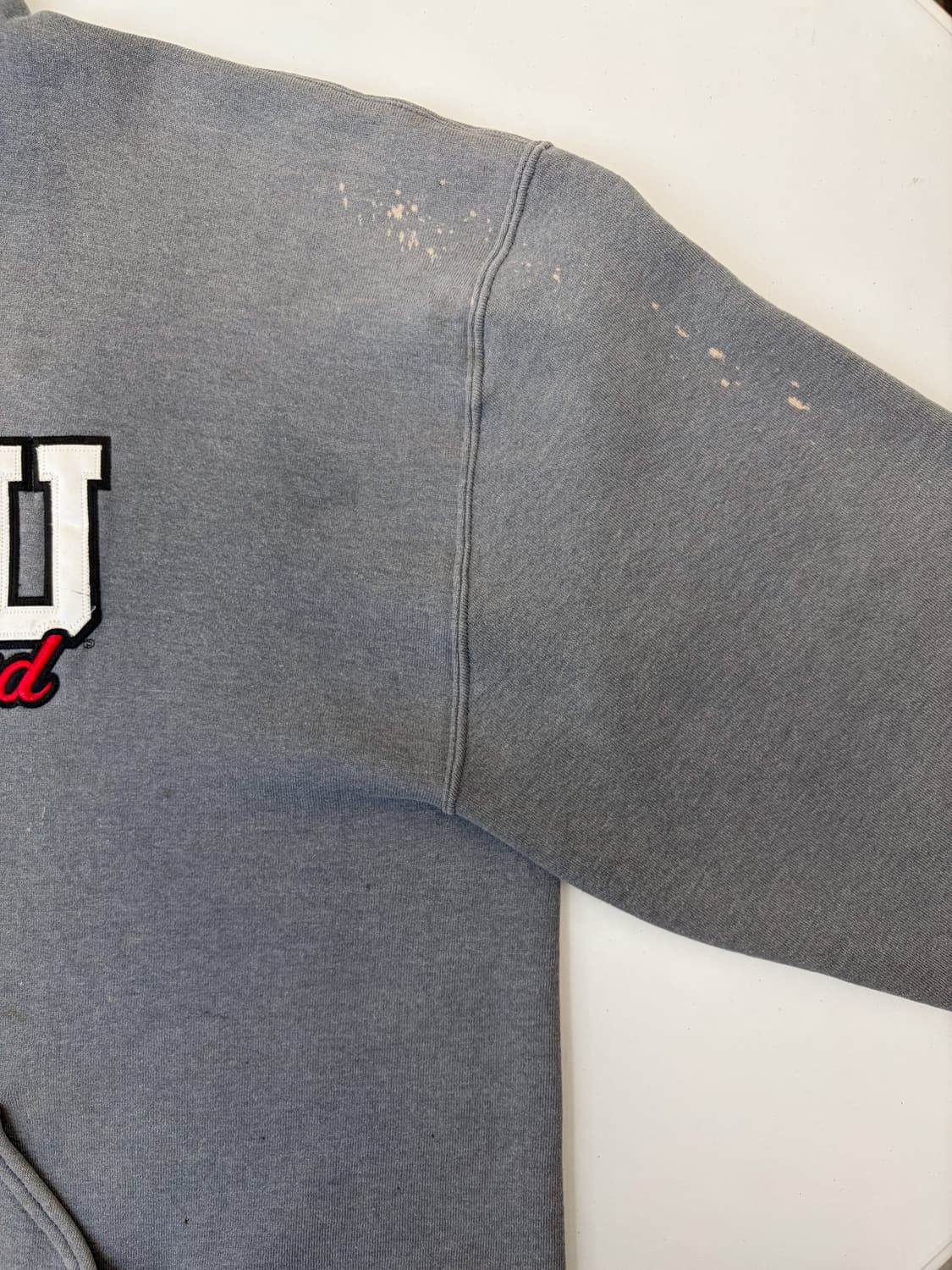 러셀 어슬레틱 90-00s SDSU D AD 페이드 후드집업 상품이미지7