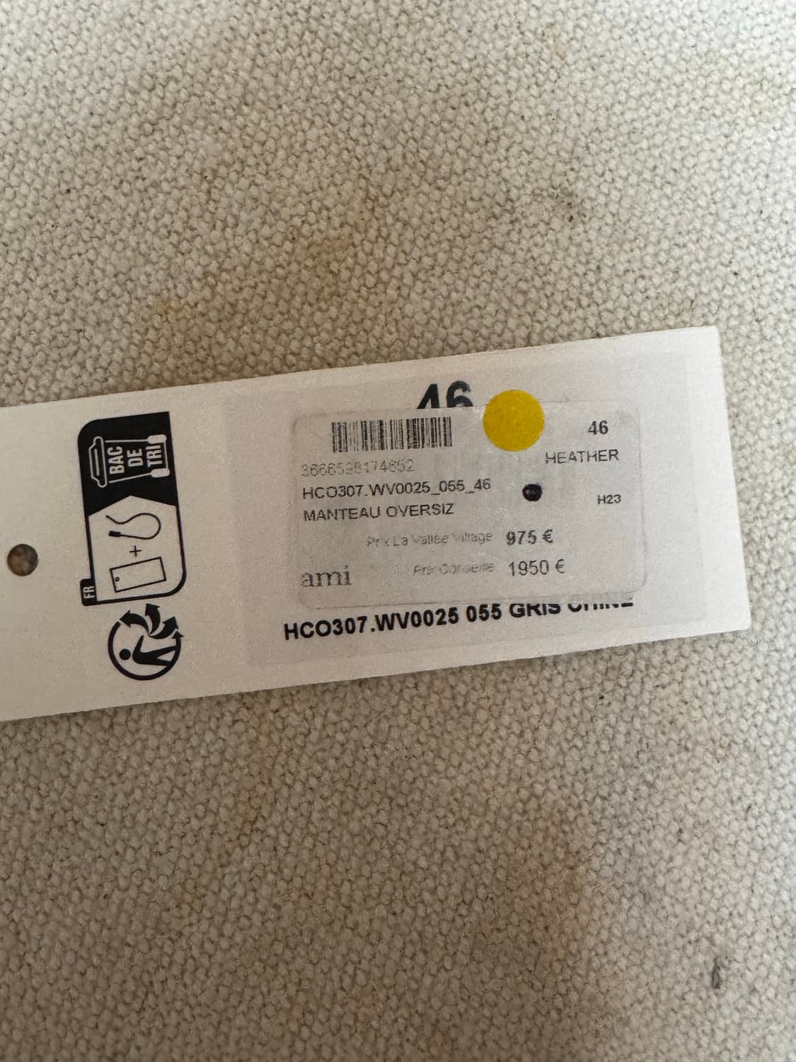 아미 Ami 23FW 런웨이 코트 46 상품이미지6