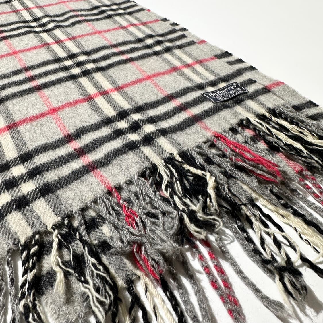 버버리 캐시미어 100% 체크 머플러 목도리 상품이미지4