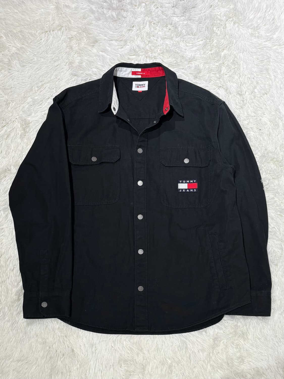 타미 진스 빅로고 블랙 셔츠 상품이미지4