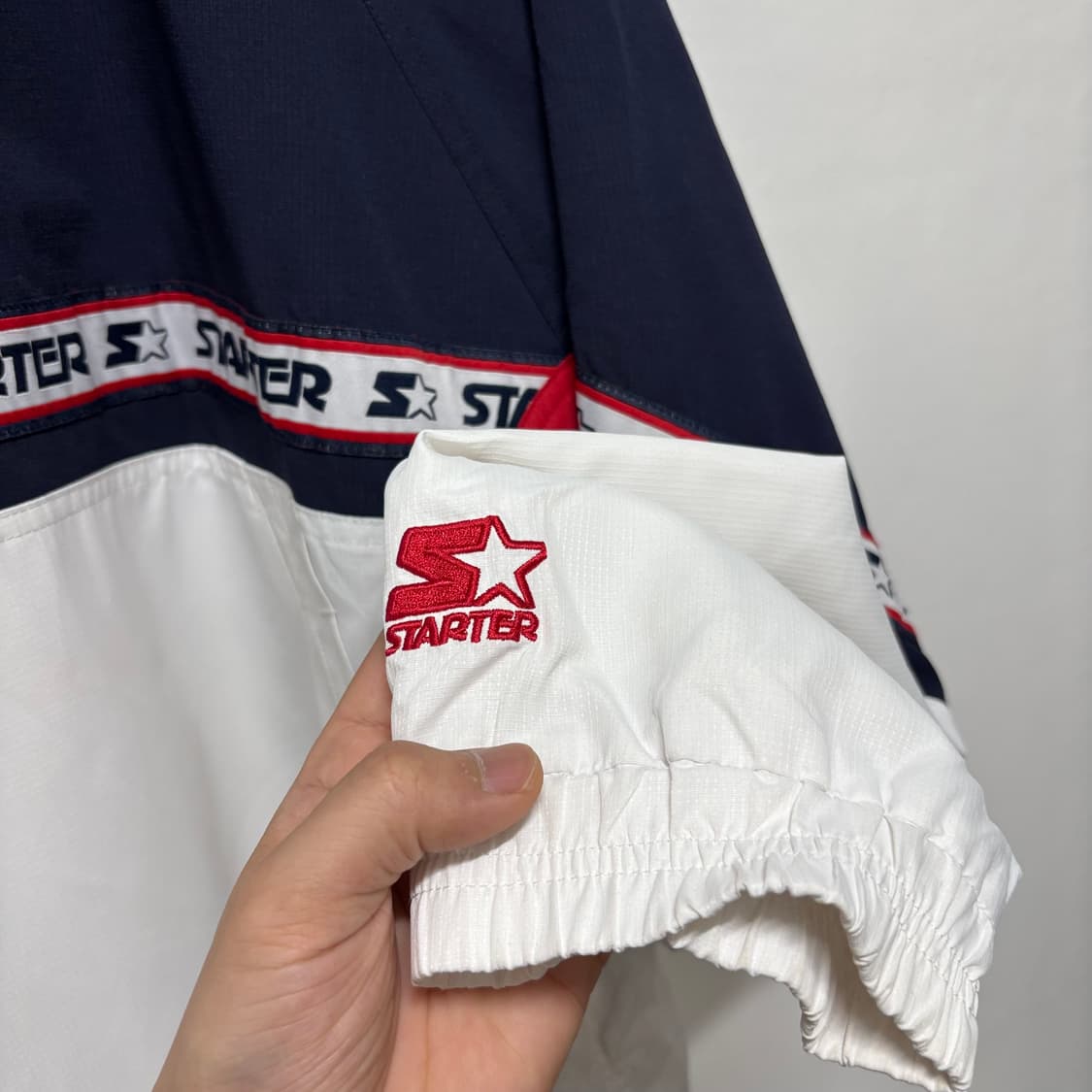 스타터 테잎로고 후디 아노락 상품이미지4