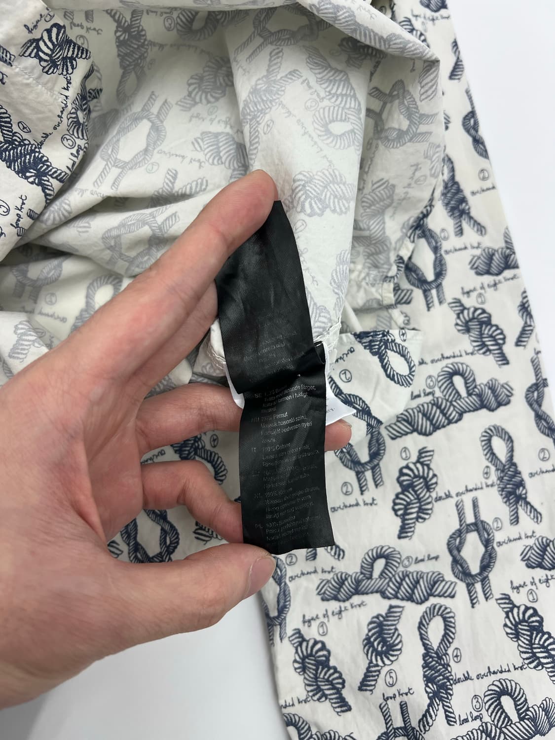 바버 로프 프린팅 셔츠 상품이미지6