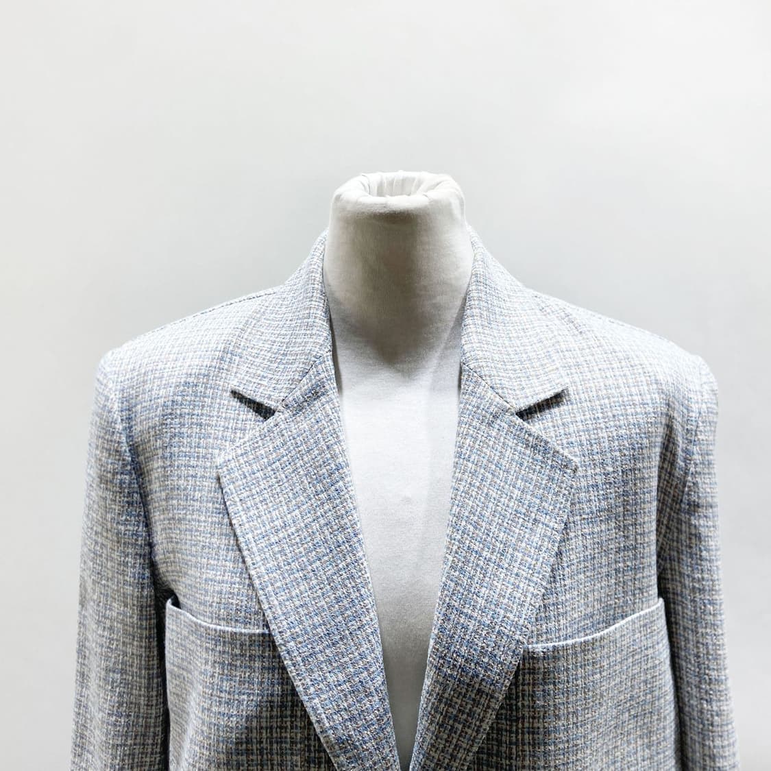 시슬리 여성린넨 체크자켓 55  상품이미지2