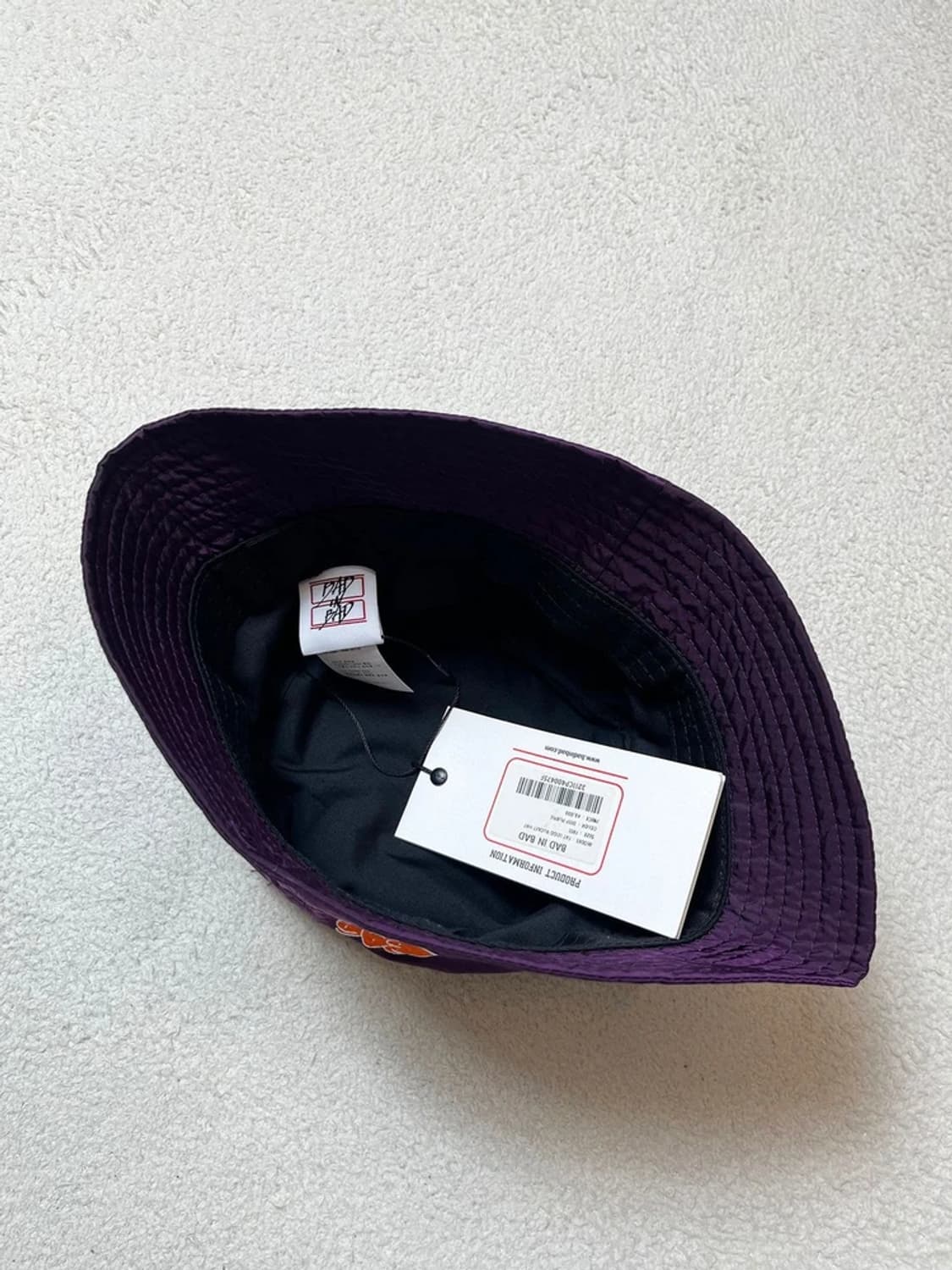 배드인배드 새틴 버킷햇 Q1228 상품이미지4