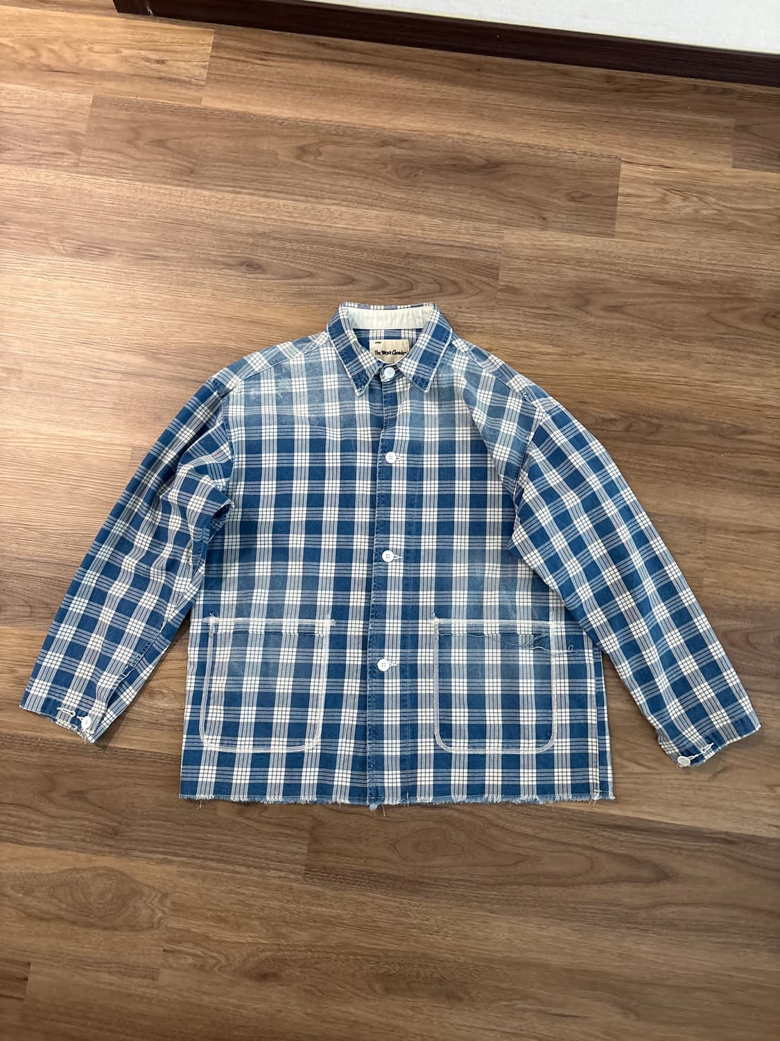 더 뤡코즈  wynn자켓  인디고체크쳐스 2사이즈 상품이미지1