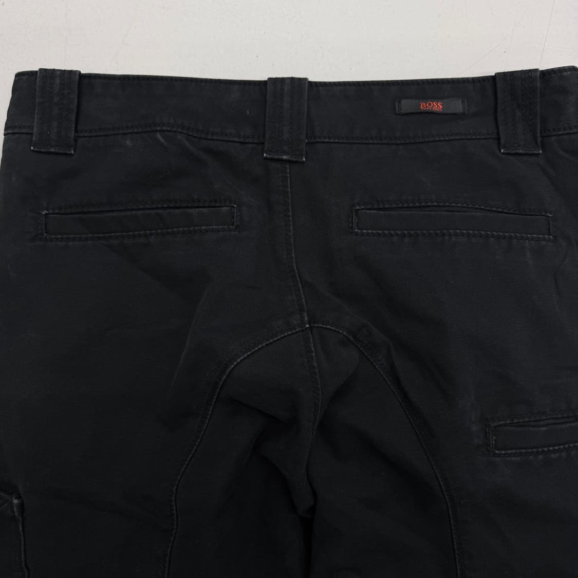 휴고보스 바이커 새깅 흑청 데님팬츠 상품이미지6