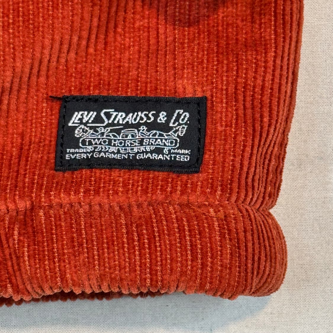 S) 리바이스 코듀로이 코치 자켓 양털안감 상품이미지4