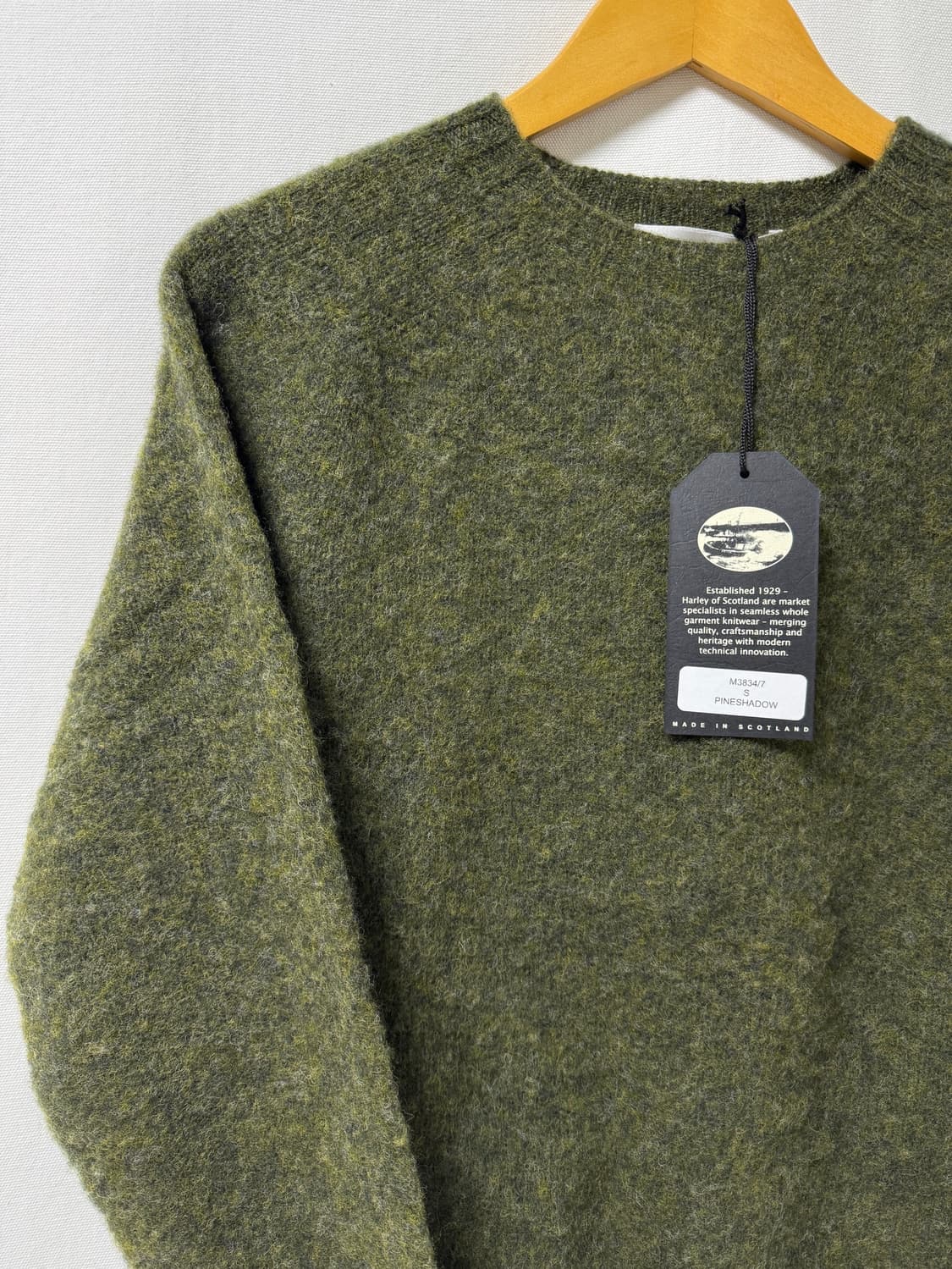 할리오브스코틀랜드 쉐기독 니트 S 상품이미지4