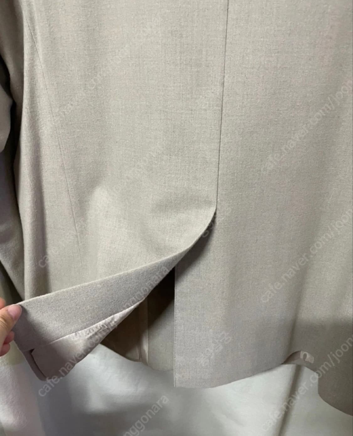 바질인보틀 루즈핏 베이지 자켓 상품이미지5