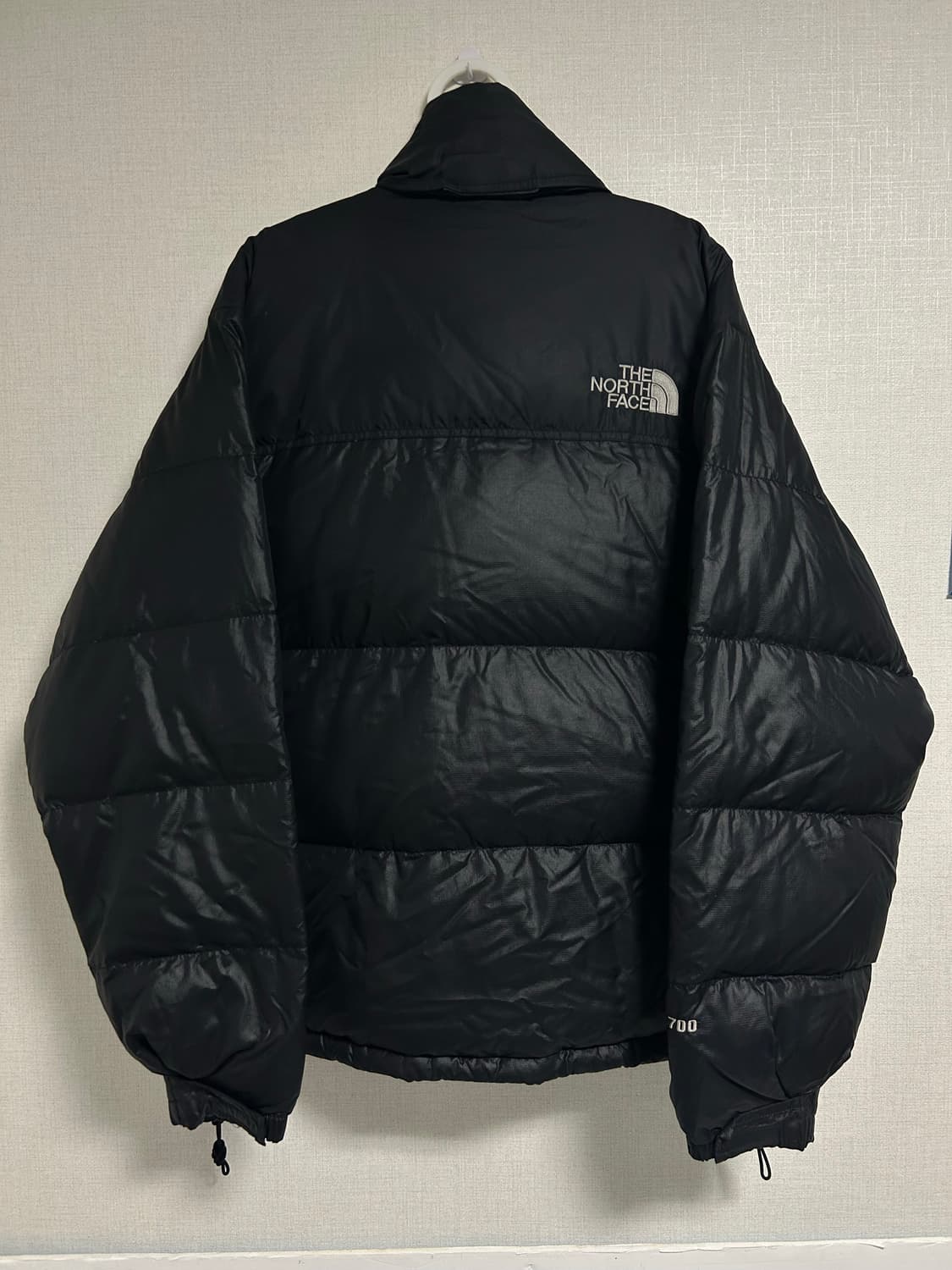 노스페이스 구스다운 눕시 패딩 700 블랙 95 M 상품이미지6