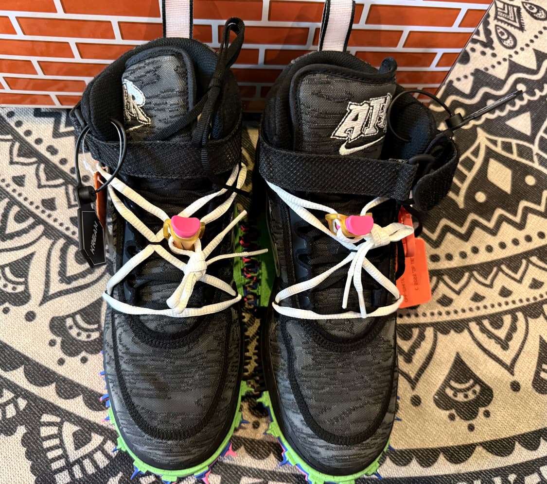 Nike xOff-white Air force 1 Mid sp Black 상품이미지4