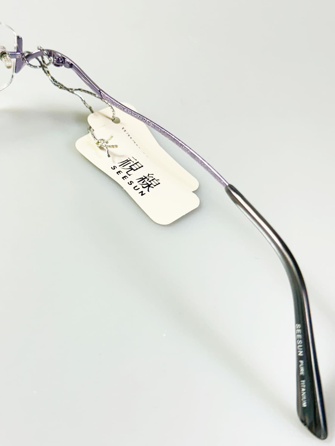 SEESUN 무테 퓨어 티타늄 오벌 프레임 빈티지 안경 상품이미지6