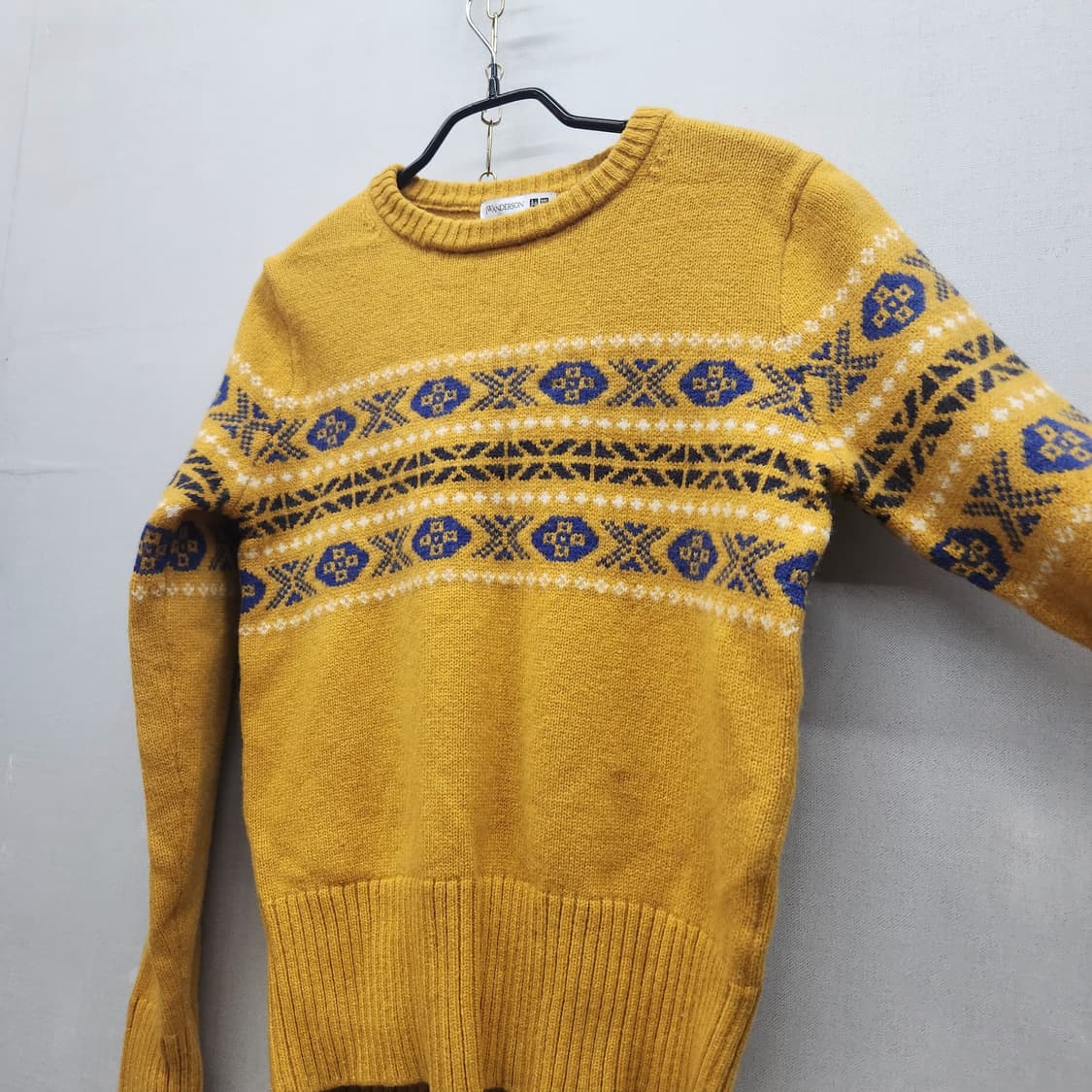 JW앤더슨x유니클로 기하학패턴 니트 M(S) 상품이미지3