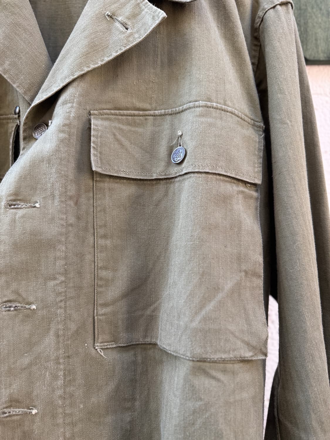 40s 미군 오리지널 M43 셔츠 (42R) 상품이미지2