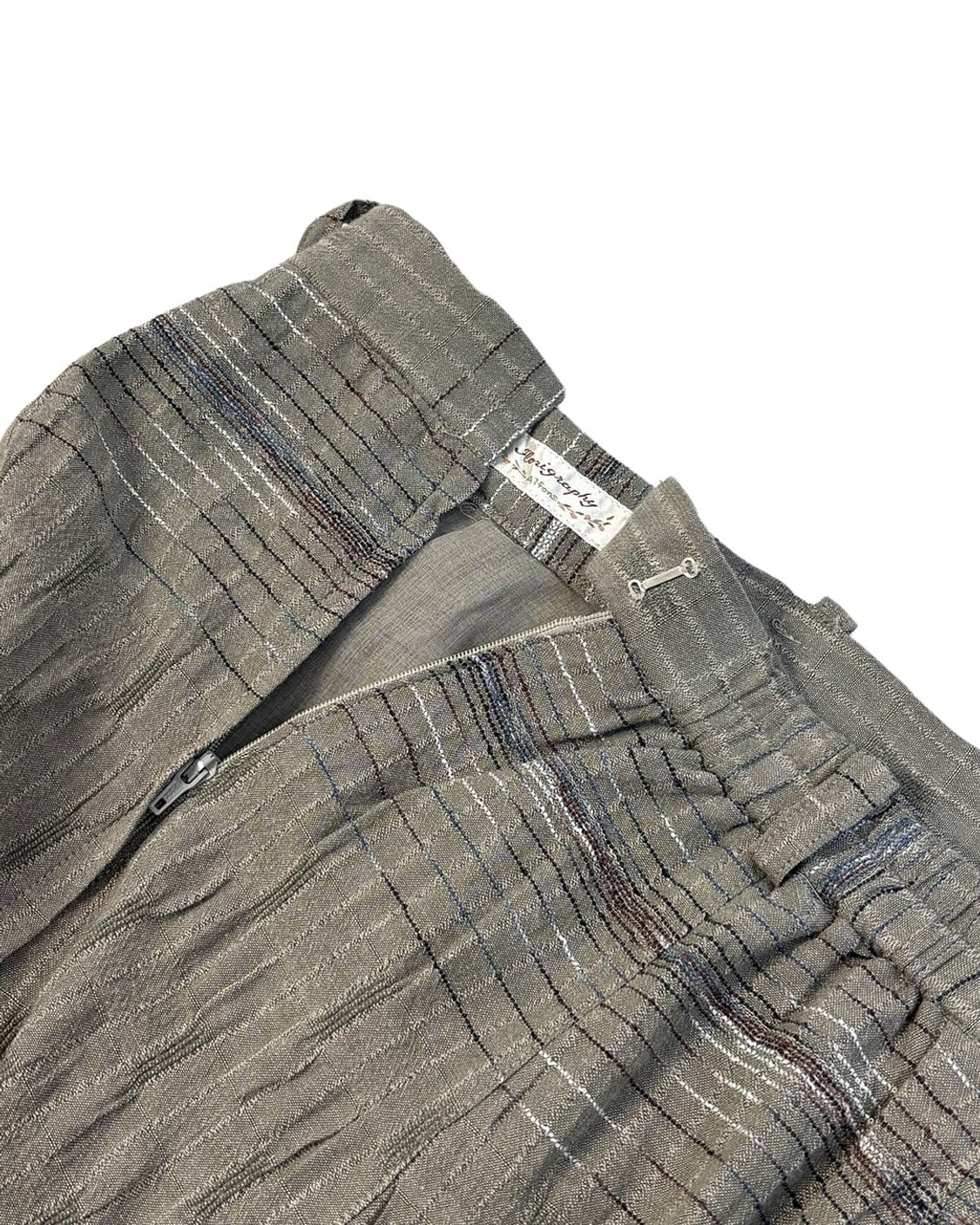 eimu khaki fairy texture long skirt 상품이미지8