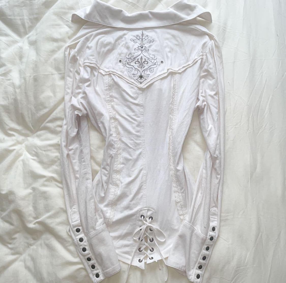 Ozz on corset blouse 상품이미지2