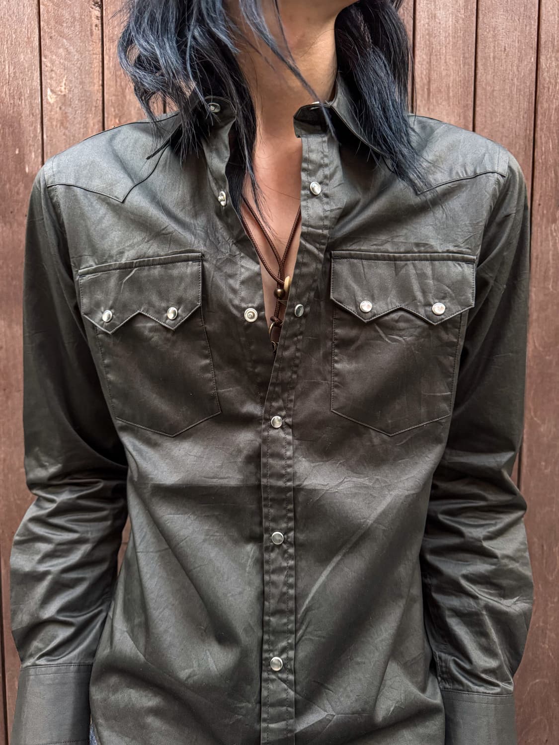 UNITED ARROWS – Western Snap Shirt 상품이미지2