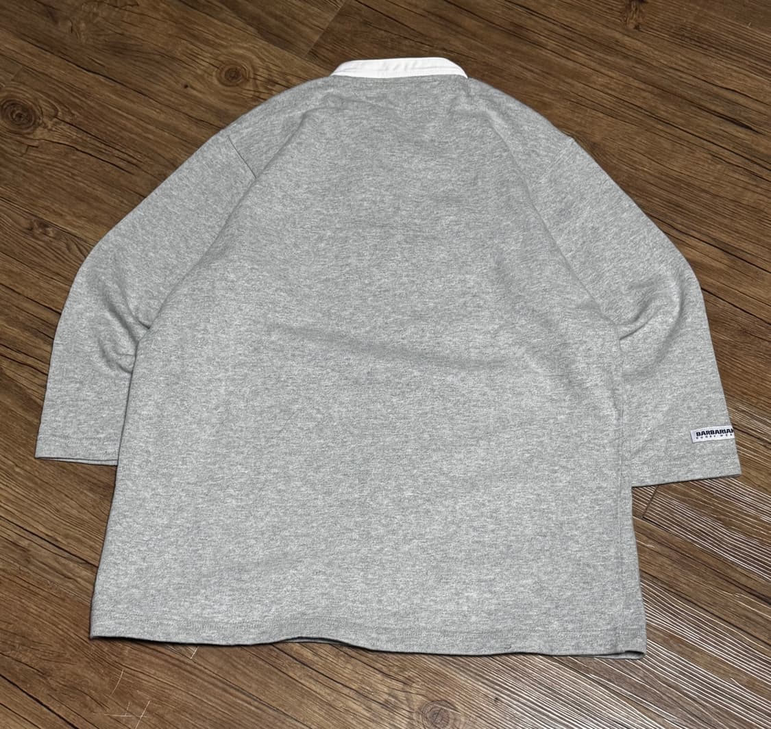 바바리안 스포츠웨어 헨리넥 롱 슬리브 럭비 티셔츠 상품이미지2