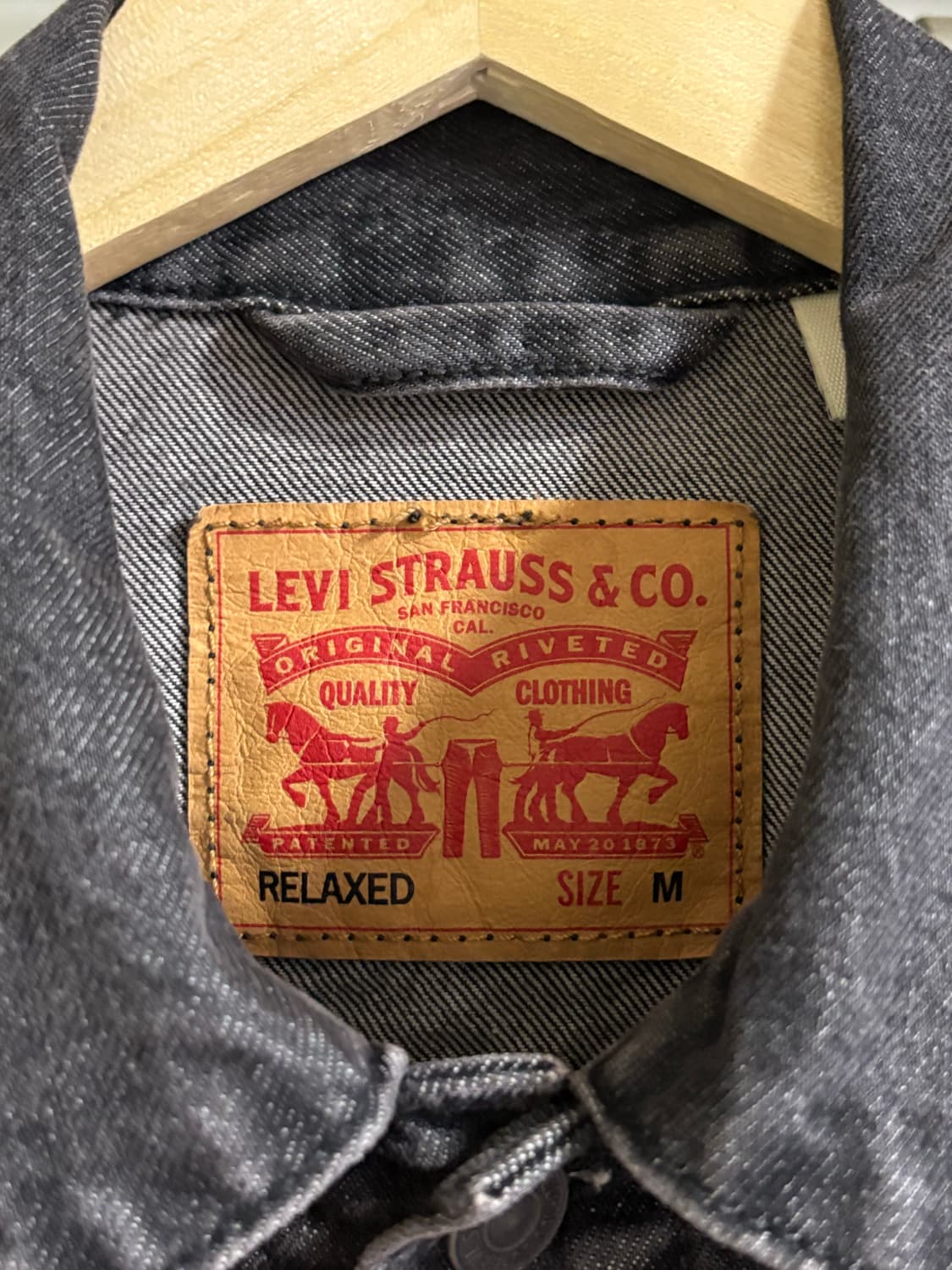 리바이스 / 타입2 트러커 자켓 흑청 상품이미지3