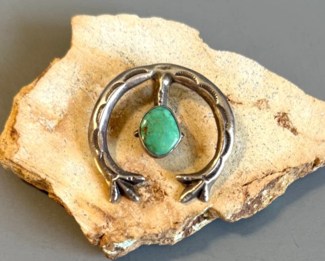 1900s 빈티지 나바호 네이티브아메리칸 나자 펜던트 상품이미지2