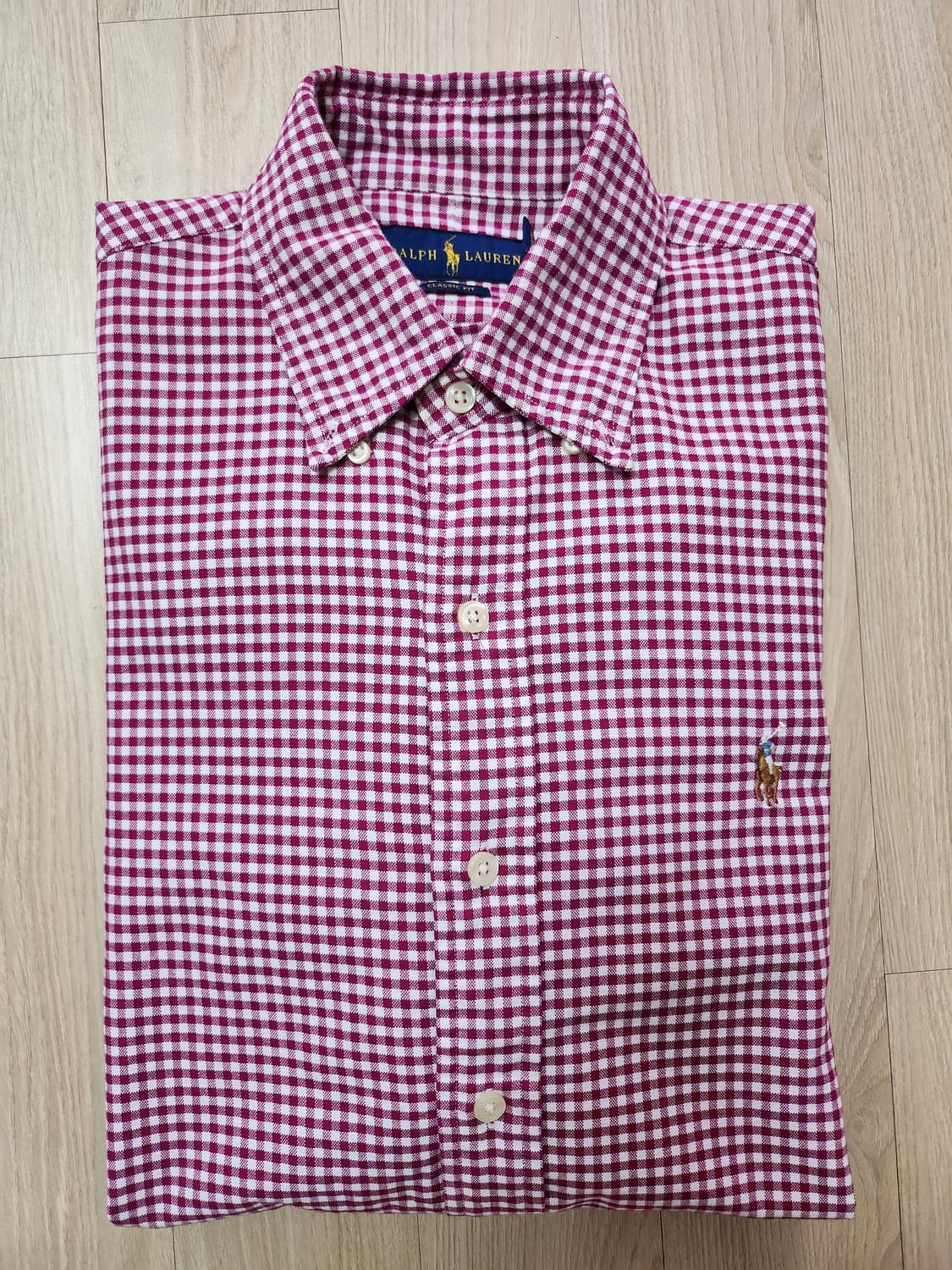 폴로랄프로렌 깅험체크셔츠 (S 상품이미지1