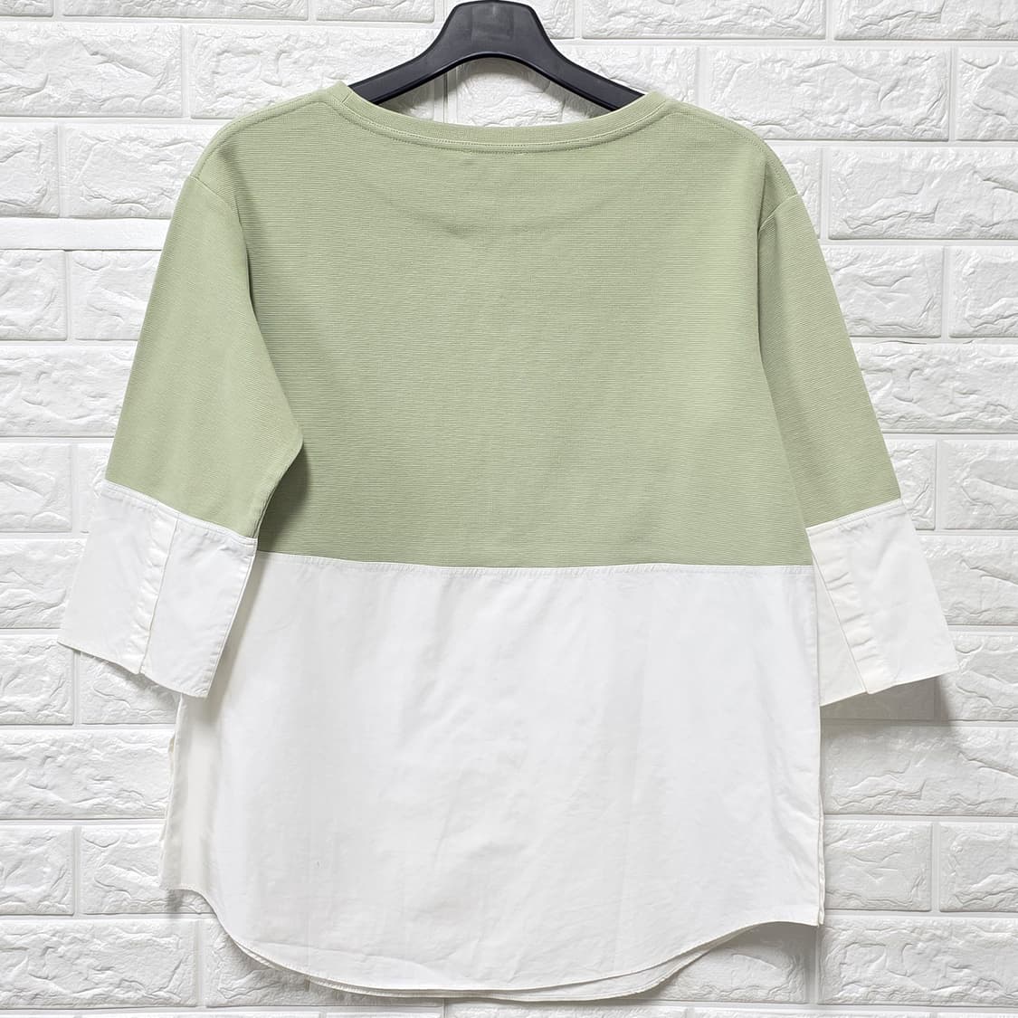 택포// L 코스 COS 컬러 블록 티셔츠  상품이미지4