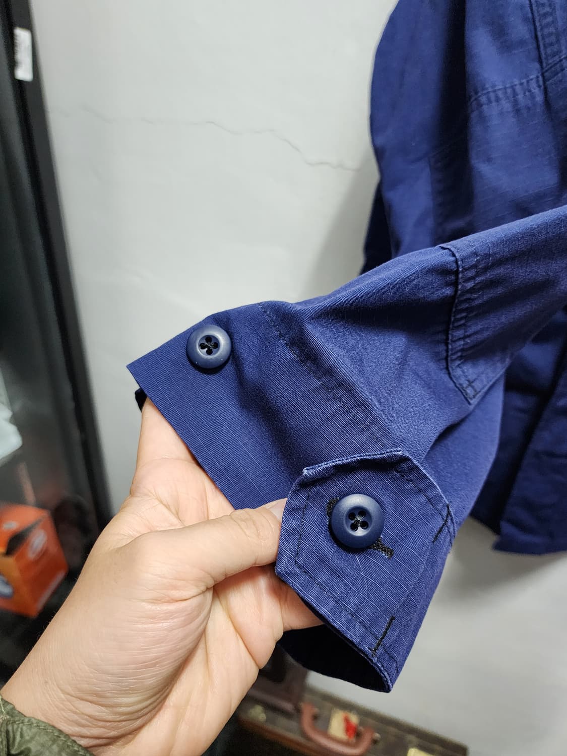 90s 밀리터리 USCG (미국 해안 경비대) 립스탑 셔츠  상품이미지7