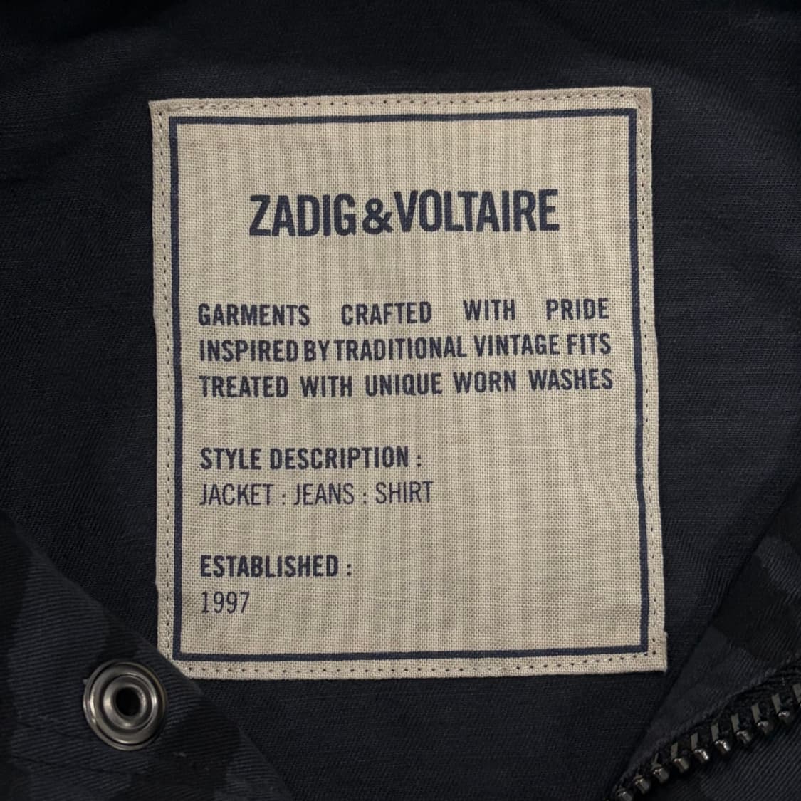 자딕앤볼테르 타이거카모 워크자켓 v1483 상품이미지6