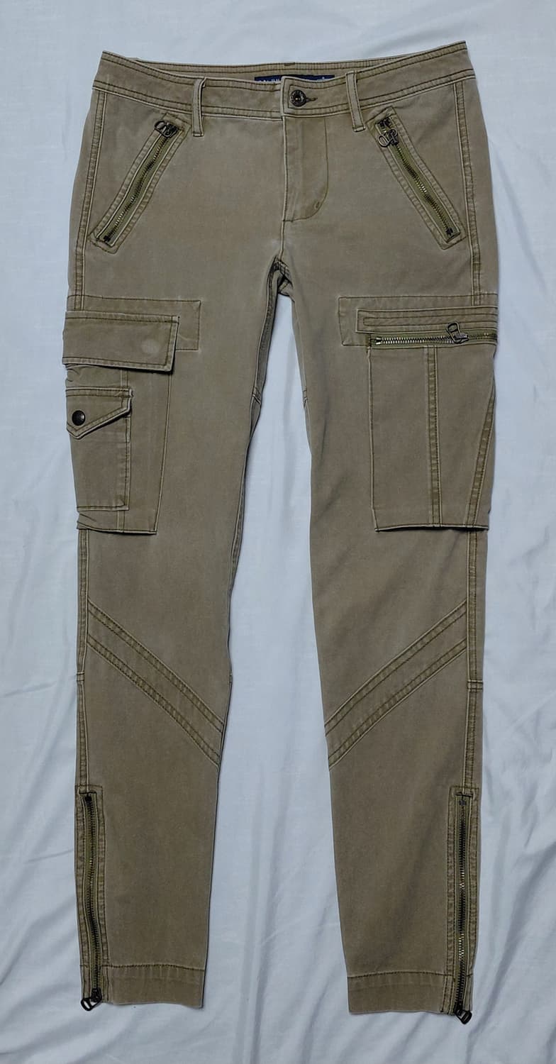 랄프로렌 우먼즈 지퍼 디테일 슬림 카고 팬츠 (사이즈 6 / 165) 상품이미지1