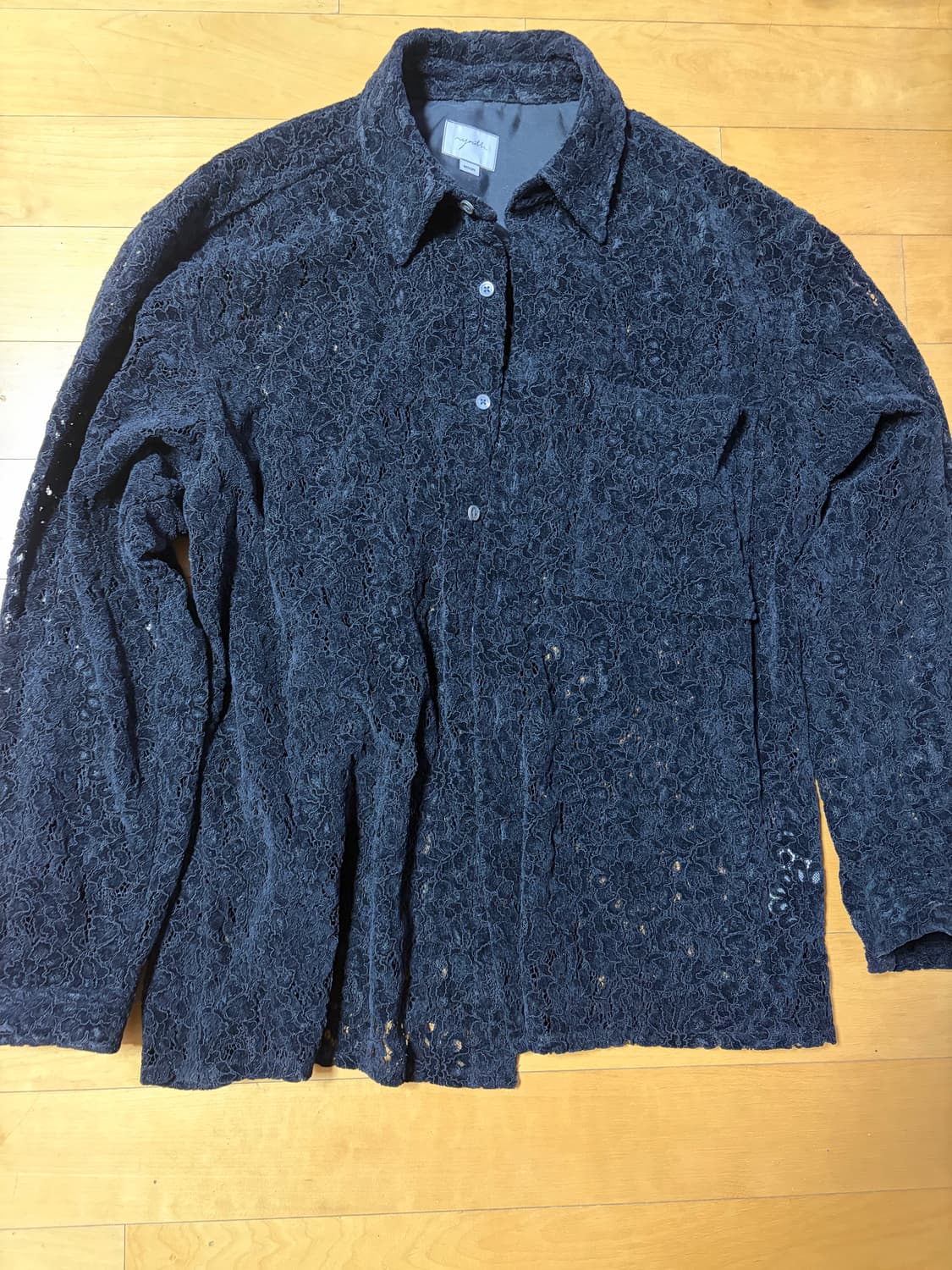 유스 플라워 셔츠 m 상품이미지4