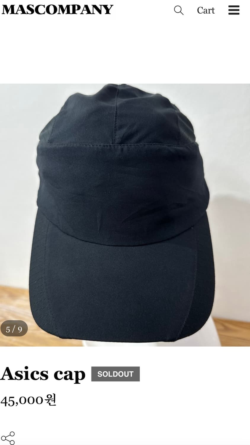 아식스 볼캡 모자 상품이미지4