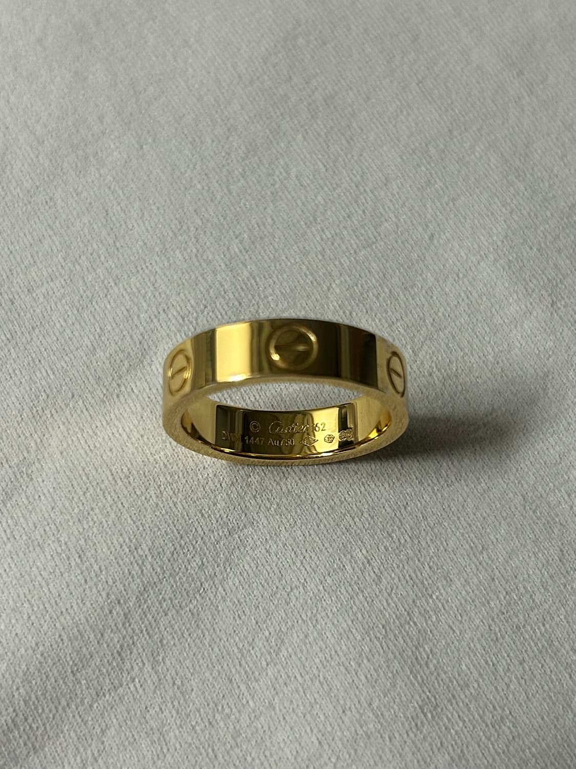 18k 까르띠에 러브링 금반지 옐로우골드 상품이미지3