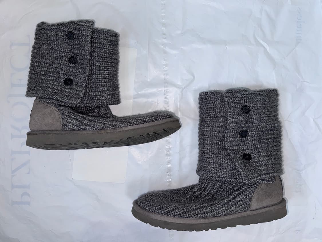 어그 ugg 카디 니트 부츠 그레이 250 상품이미지2