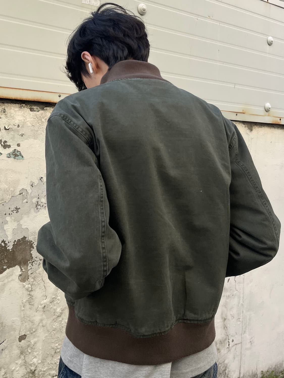아캄 Washed Velcro Jacket (Khaki) 2사이즈 상품이미지3