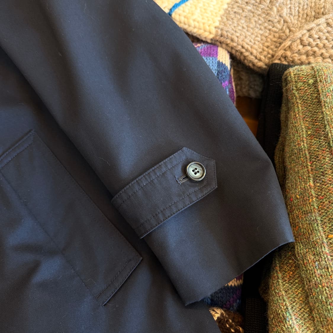 구형 맥그리거 싱글 코트 이너 체크 M L 상품이미지5