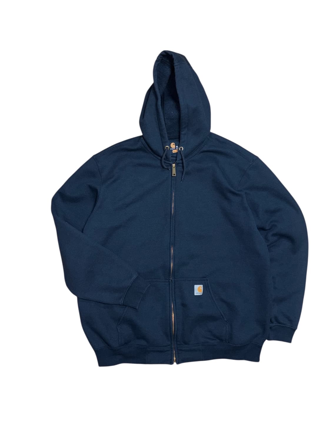 칼하트 네이비 미드웨이트 루즈핏 후드집업 상품이미지5
