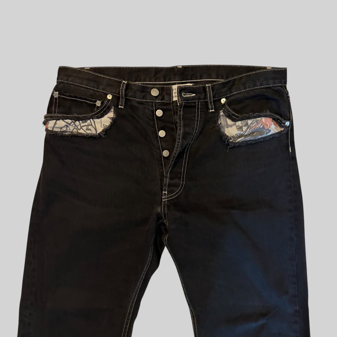 마르지엘라 백 스티치 데님 팬츠 31 상품이미지2