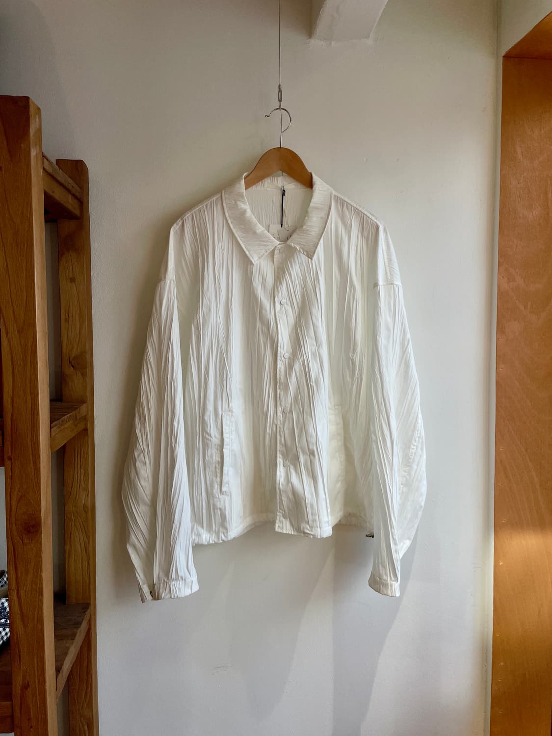 쿠온 플리츠 코치 자켓 상품이미지1