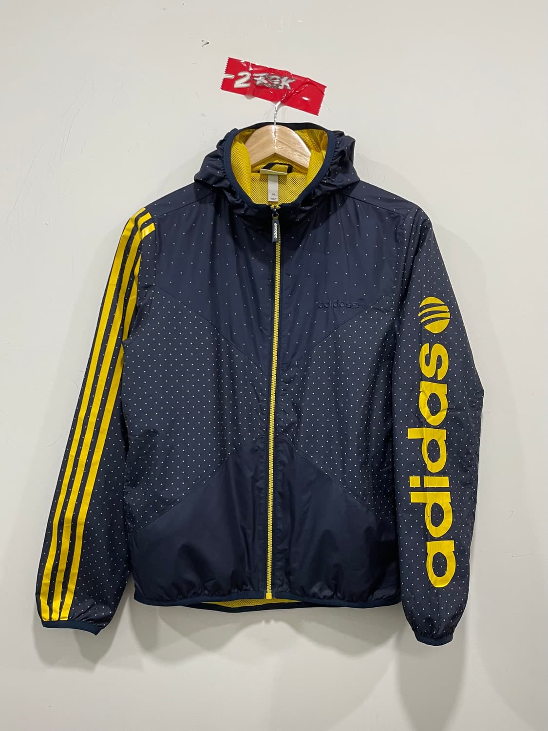 (빈티지)Adidas 아디다스 네오 JPN 도트 땡땡이 윈드브레이커 상품이미지2